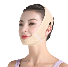 V Line Face Shaper Elastic Face Slimming Bandage Chin Cheek Lift Up Belt Women Face Skin Care Beauty Tools Facial Massage Strap - Skin