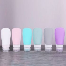 1Pc Reizen Cosmetica Flessen Silicagel Mini Lege Container Huidverzorging Douchegel Shampoo Potten Gereedschap Draagbare Extrusie Bottelen - pink - 60