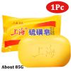 85/170G Shanghai Sulfur Soap For Skin Oil Control Facial Cleansing Eczema Pimple Mite Acne Remover Bath Healthy Clean Skin Care - 1pc Sulfur