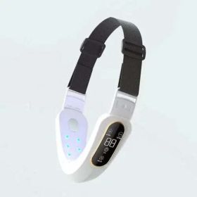 Microcurrent Face Massager EMS LED Photon Therapy V Shape - White - USB