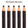 5pcs/Set Eyebrow Pencil Makeup Eyebrow Enhancers Cosmetic Art Waterproof Tint Stereo Types Coloured Beauty Tools Free Shipping - 3-Dark Brown