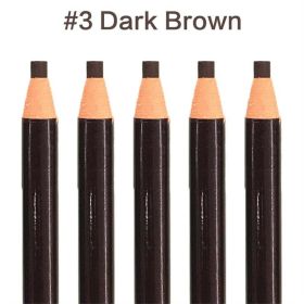 5pcs/Set Eyebrow Pencil Makeup Eyebrow Enhancers Cosmetic Art Waterproof Tint Stereo Types Coloured Beauty Tools Free Shipping - 3-Dark Brown