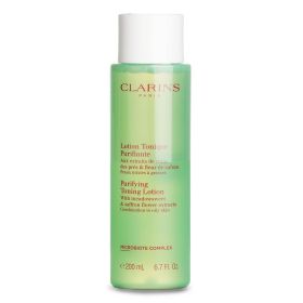CLARINS - Purifying Toning Lotion with Meadowsweet & Saffron Flower Extracts - Combination to Oily Skin 37881/80062051 200ml/6.7oz - As Picture