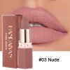 Handaiyan 6 Colors Matte Waterproof Velvet Nude Lipstick Sexy Red Brown Pigments Makeup Long Lasting Profissional - 06