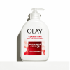 Olay Clarifying Face Wash, Facial Cleanser with Niacinamide, Fights Dryness in All Skin Types, 16OZ - Olay