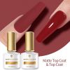 BORN PRETTY Top Gel Nail Polish 7ml Semi Permanent Varnish Function Gel Base Super Top Coat Transparent Gel Nails Soak Off Gel - BWH87