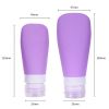 1Pc Reizen Cosmetica Flessen Silicagel Mini Lege Container Huidverzorging Douchegel Shampoo Potten Gereedschap Draagbare Extrusie Bottelen - pink - 38