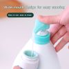 38/60/90Ml Food Grade Siliconen Opslag Container Lippenbalsem Douchegel Dispenser Zeep Shampoo En Gel potten Hervulbare Baby Flessen - White - 90ml