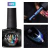 Nail Cat Eye Gel Set in 8 Colors Magnetic Gel Nail Polish, UV Gel Polish for Home DIY Nail Salon - Magnetic Wand Included - ZH479