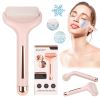 Face Roller Ice Roller Massager Skin Lifting Tool Face Lift Massage Skin Tighten Anti-wrinkles Pain Relief Skin Massage Tools - Pink