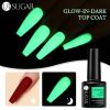 UR SUGAR Luminous Gel Top Coat Semi Permanent Glow In Dark Fluorescent Soak Off UV LED Color Gel Nail Varnish Nails for Manicure - URN016