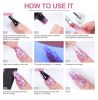 Nail Set With Nail Lamp Nail Dryer Nail Drill Machine Manicure Set Kit Soak-off Nail Art Tool Set Poly UVGel Nail Gel Polish Set - LH21-01