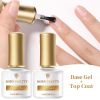 BORN PRETTY Top Gel Nail Polish 7ml Semi Permanent Varnish Function Gel Base Super Top Coat Transparent Gel Nails Soak Off Gel - BWH87