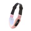 Microcurrent Face Massager EMS LED Photon Therapy V Shape - Pink - USB