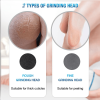 Electric Vacuum Foot Grinder File Machine Exfoliate Dead Skin Callus Remover Heel Removal Scraper Vacuums Grinding Head heel - Blue